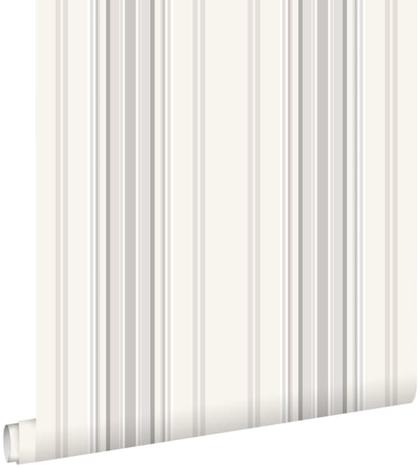 ESTAhome tapet striber gråt og beige 53 cm x 10,05 m