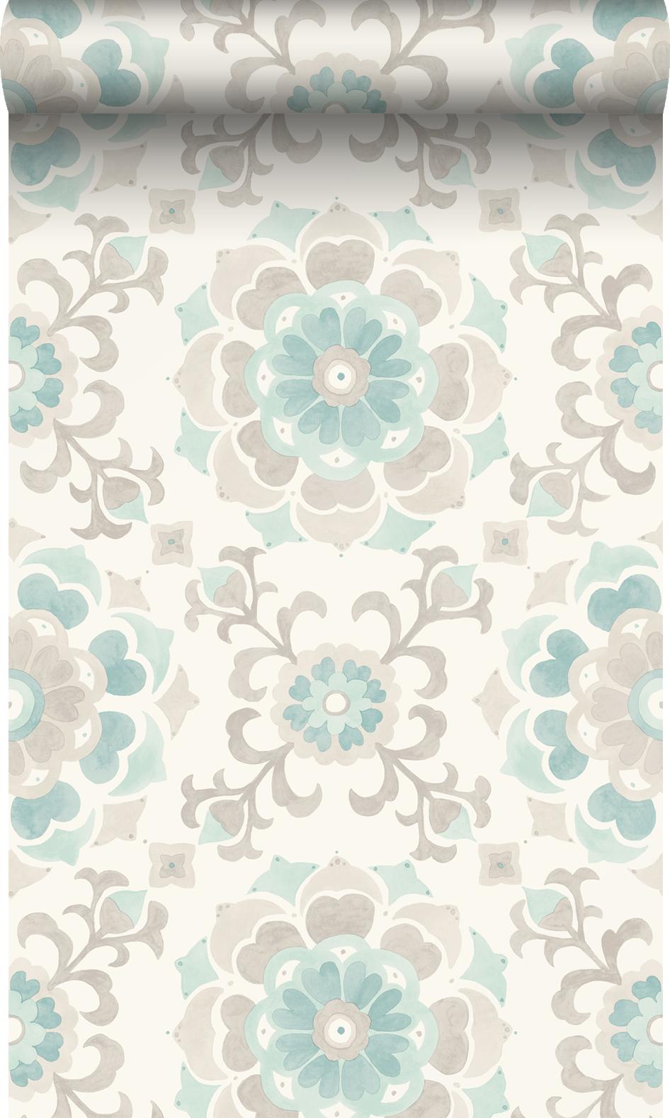 Origin tapet suzani-blommor fältspat - 347423 - 53 cm x 10,05 m