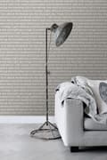 Miniatyrbild 6 av 8: ESTAhome tapet text stadssamtal grått 53 cm x 10,05 m