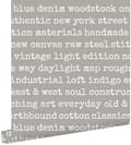 Miniatyrbild 1 av 8: ESTAhome tapet text stadssamtal grått 53 cm x 10,05 m