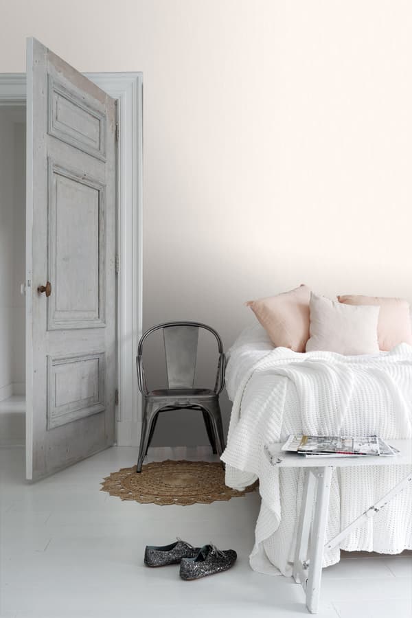 ESTAhome tapet enfärgad linnestruktur beige 53 cm x 10,05 m