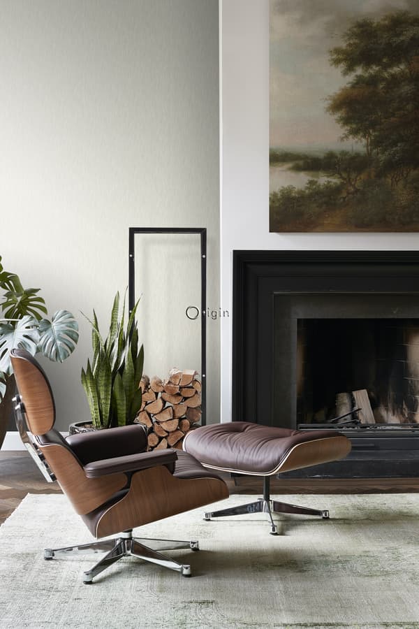 Origin Wallcoverings tapet gräsväv med linnestruktur glänsande beige 53 cm x 10,05 m