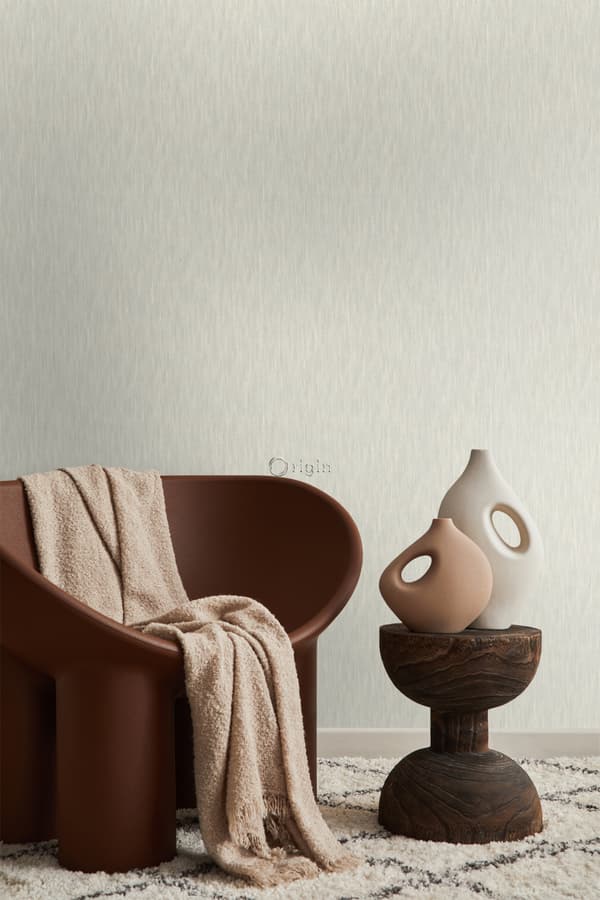 Origin Wallcoverings tapet gräsväv med linnestruktur glänsande beige 53 cm x 10,05 m