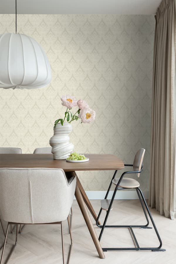 ESTAhome tapet barockmönster brunt 53 cm x 10,05 m