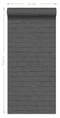 Miniatyrbillede 7 af 7: ESTAhome tapet murstensvæg sort 53 cm x 10,05 m