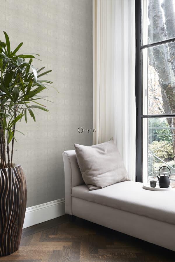 Origin Wallcoverings tapet djurmönster mullvadsgrått 53 cm x 10,05 m