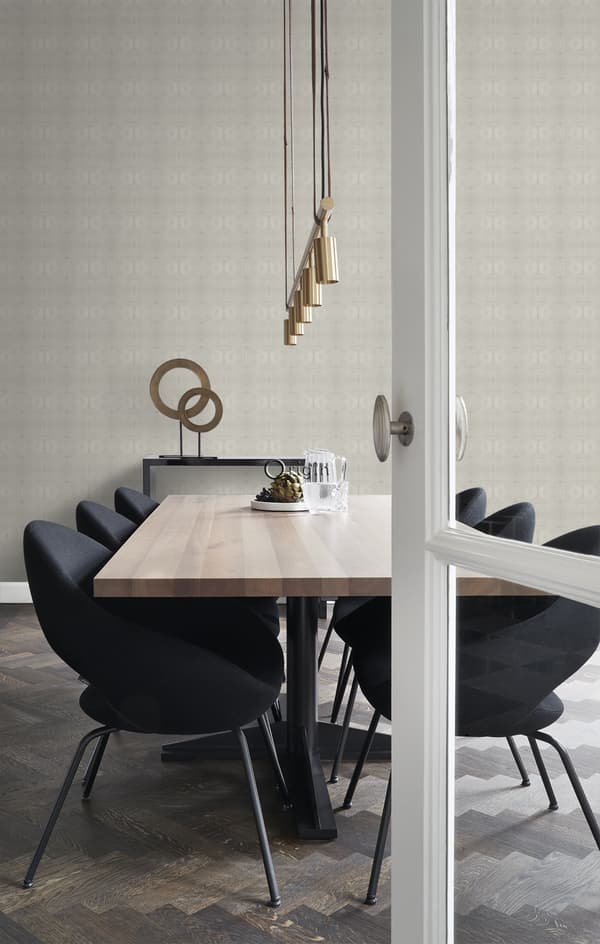 Origin Wallcoverings tapet djurmönster mullvadsgrått 53 cm x 10,05 m