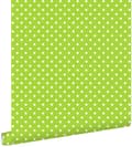 Miniatyrbild 1 av 5: ESTAhome tapet prickar limegrönt 53 cm x 10,05 m