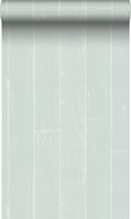 Miniatyrbild 1 av 8: Origin Wallcoverings tapet slitna träplankor mintgrönt 53 cm x 10,05 m