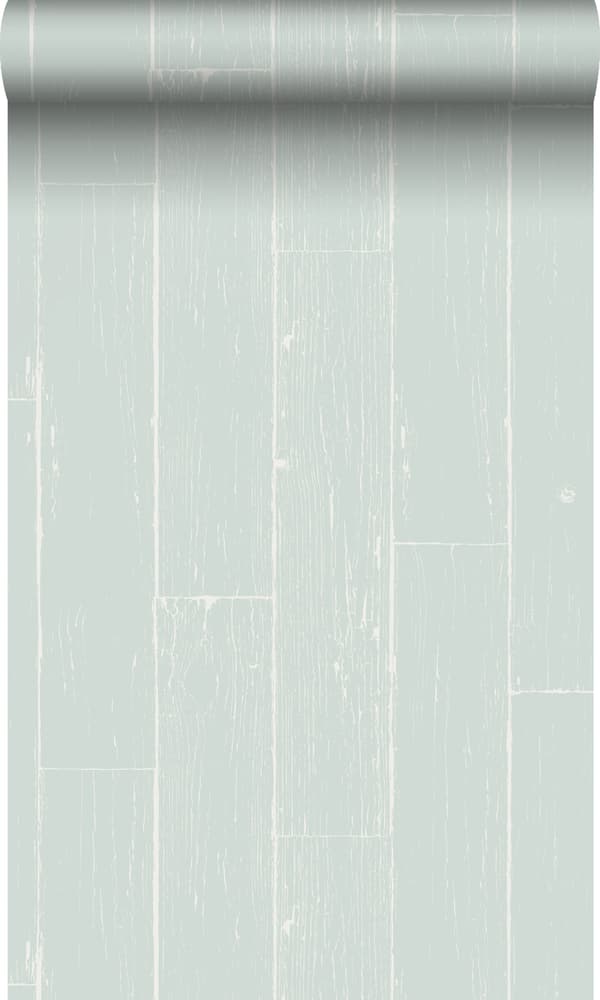 Origin Wallcoverings tapet slitna träplankor mintgrönt 53 cm x 10,05 m