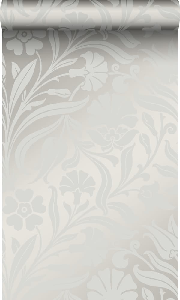 Origin Wallcoverings tapet blommor grått 53 cm x 10,05 m