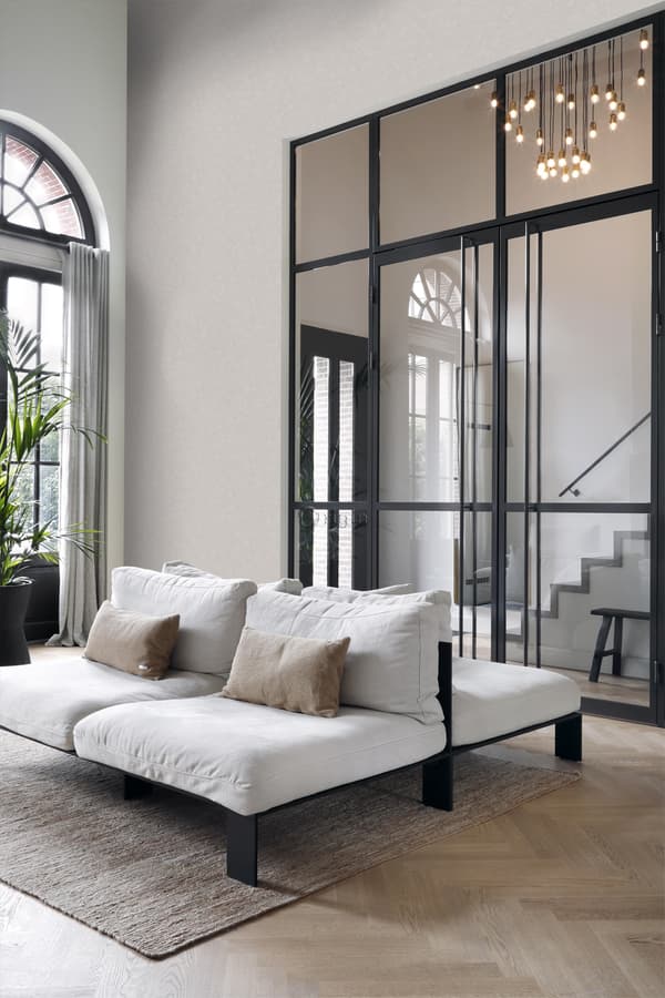 Origin Wallcoverings tapet ensfarvet gråt 53 cm x 10,05 m