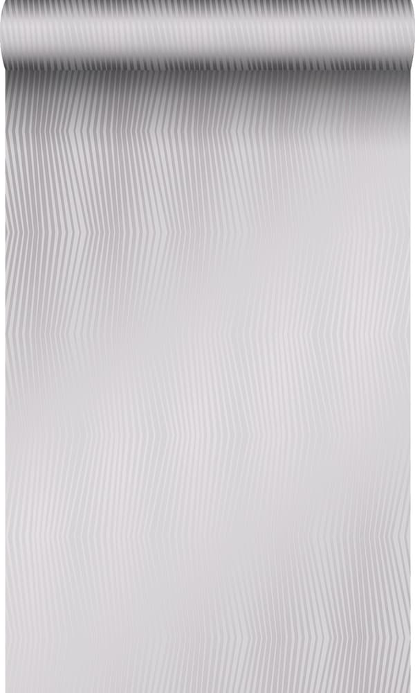 Origin Wallcoverings tapet grafiskt mönster glänsande ljust grålila 53 cm x 10,05 m