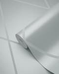 Miniatyrbild 8 av 8: Origin Wallcoverings tapet romb isblått 53 cm x 10,05 m