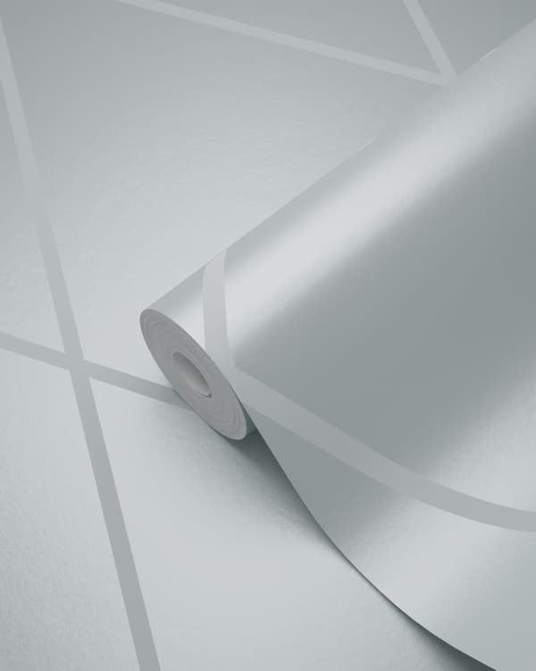 Origin Wallcoverings tapet romb isblått 53 cm x 10,05 m