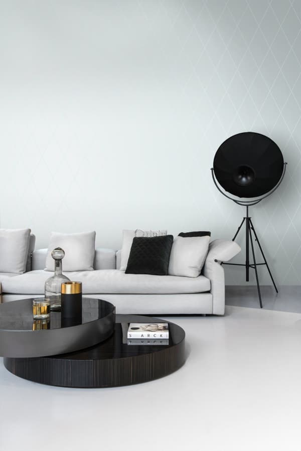 Origin Wallcoverings tapet romb isblått 53 cm x 10,05 m