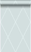 Miniatyrbild 1 av 8: Origin Wallcoverings tapet romb isblått 53 cm x 10,05 m