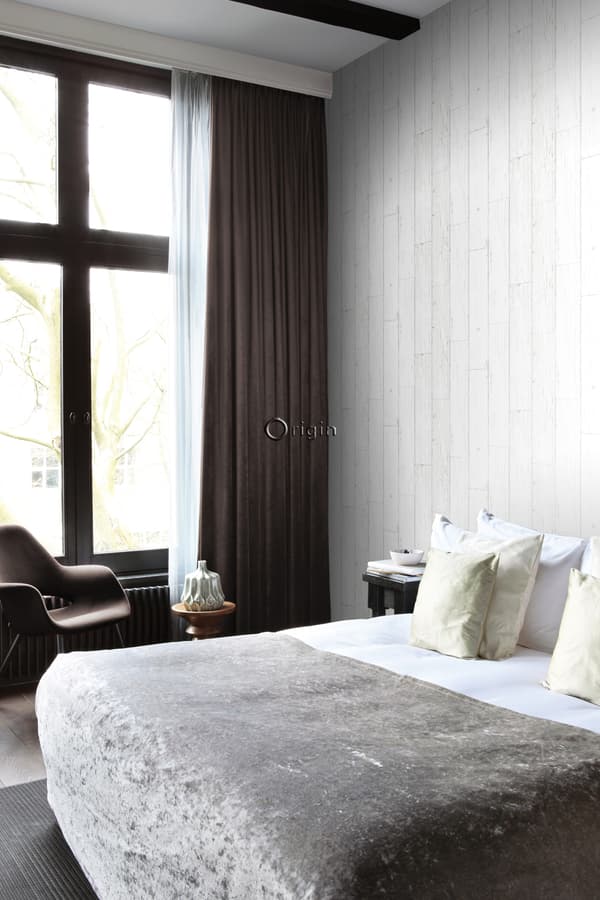 Origin Wallcoverings tapet slitna plankor av träskräp benvitt 53 cm x 10,05 m