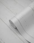 Miniatyrbild 8 av 8: Origin Wallcoverings tapet slitna plankor av träskräp benvitt 53 cm x 10,05 m