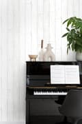 Miniatyrbild 2 av 8: Origin Wallcoverings tapet slitna plankor av träskräp benvitt 53 cm x 10,05 m