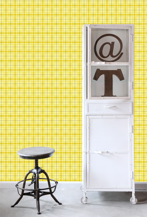 ESTAhome tapet rombemotiv gul 53 cm x 10,05 m