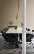 Miniatyrbillede 3 af 8: Origin Wallcoverings tapet striber skinnende kobberbrunt 53 cm x 10,05 m