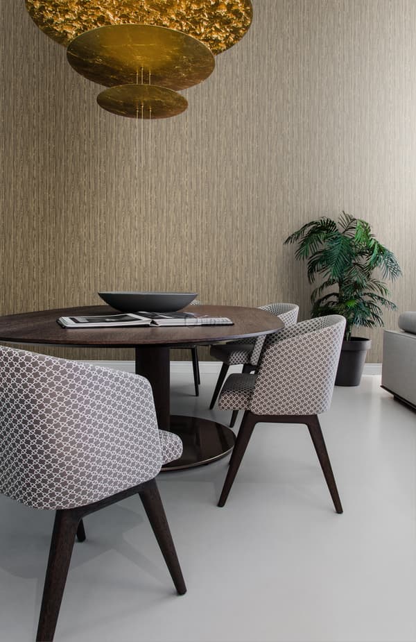 Origin Wallcoverings tapet striber skinnende kobberbrunt 53 cm x 10,05 m