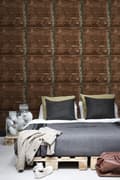 Miniatyrbild 4 av 8: ESTAhome tapet metallplåtar rostbrunt 53 cm x 10,05 m