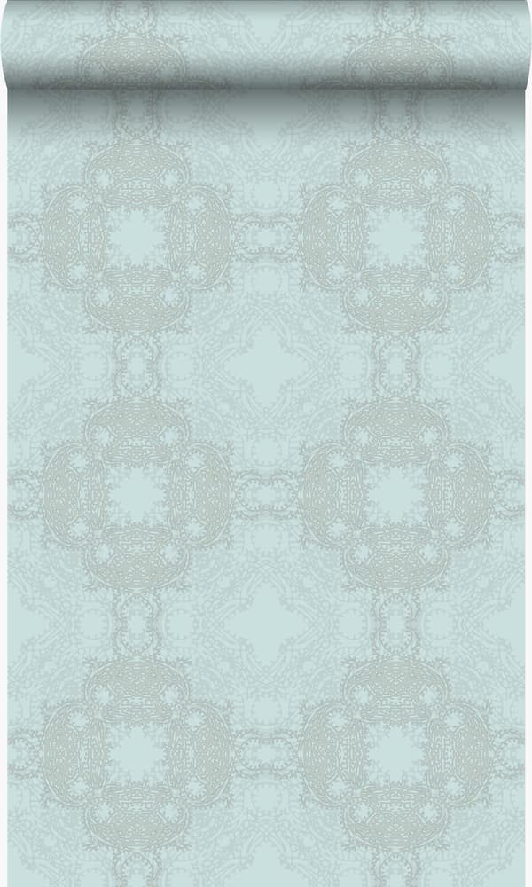 Origin Wallcoverings tapet grafisk form havgrønt 53 cm x 10,05 m