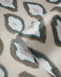 Miniatyrbillede 3 af 5: Origin Wallcoverings tapet Ikat beige og turkis 53 cm x 10,05 m
