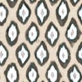 Miniatyrbillede 4 af 5: Origin Wallcoverings tapet Ikat beige og turkis 53 cm x 10,05 m