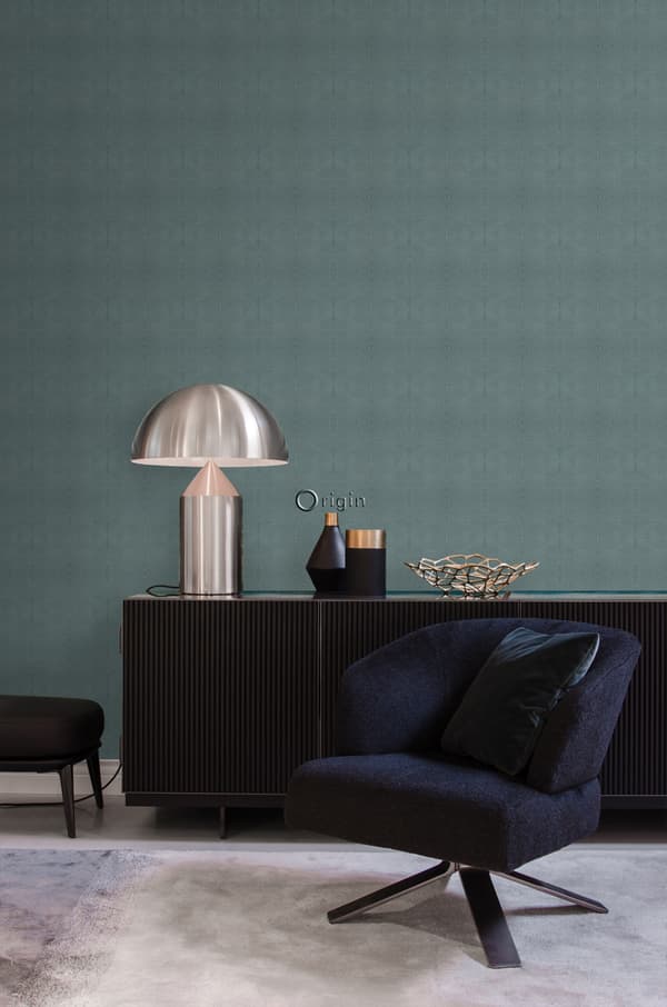 Origin Wallcoverings tapet djurmönster bensinblått 53 cm x 10,05 m