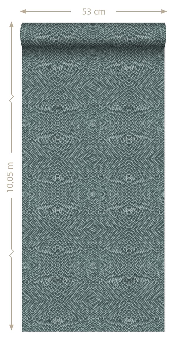 Origin Wallcoverings tapet djurmönster bensinblått 53 cm x 10,05 m