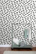Miniatyrbild 5 av 8: ESTAhome tapet grafiskt motiv svart och vitt 0,53 x 10,05 m