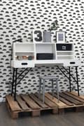 Miniatyrbild 7 av 8: ESTAhome tapet grafiskt motiv svart och vitt 0,53 x 10,05 m