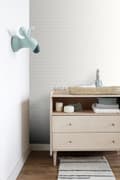 Miniatyrbild 2 av 8: ESTAhome tapet hjärtan vitt och silver 53 cm x 10,05 m