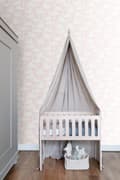 Miniatyrbild 2 av 6: Origin Wallcoverings tapet svanar glänsande rosa och vitt 0,53 x 10,05 m