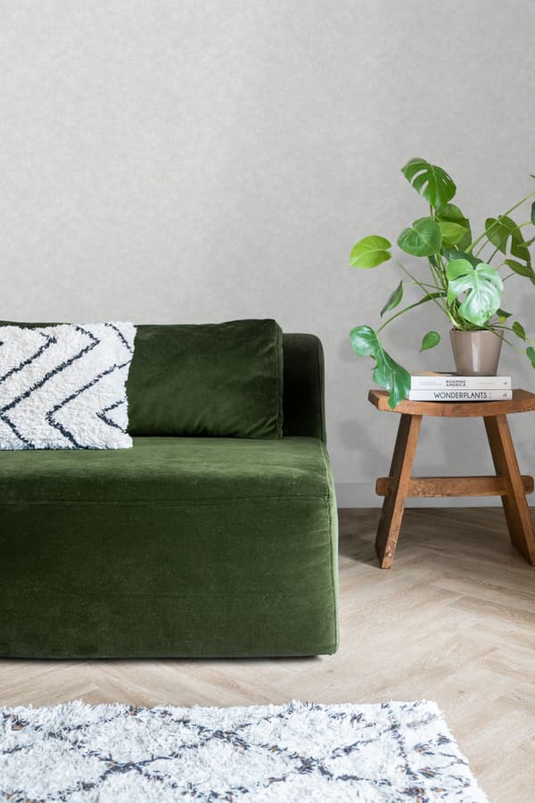 ESTAhome tapet enfärgad grått 53 cm x 10,05 m