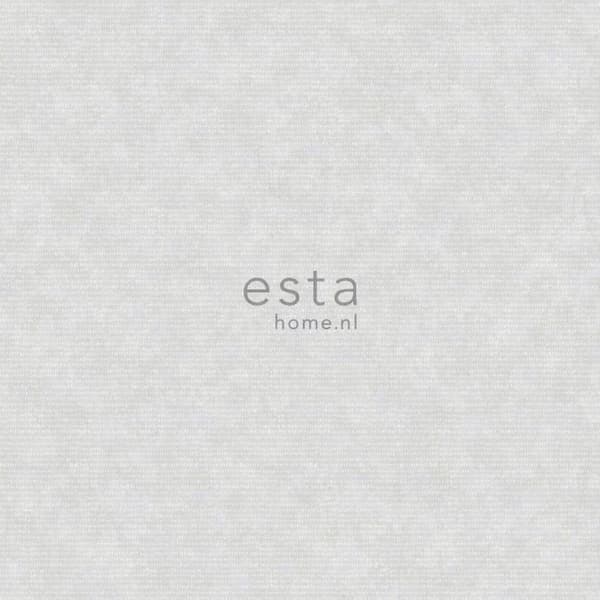 ESTAhome tapet enfärgad grått 53 cm x 10,05 m