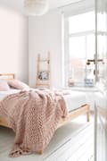 Miniatyrbillede 5 af 6: ESTAhome tapet ensfarvet linnedstruktur pudderrosa 0,53 x 10,05 m