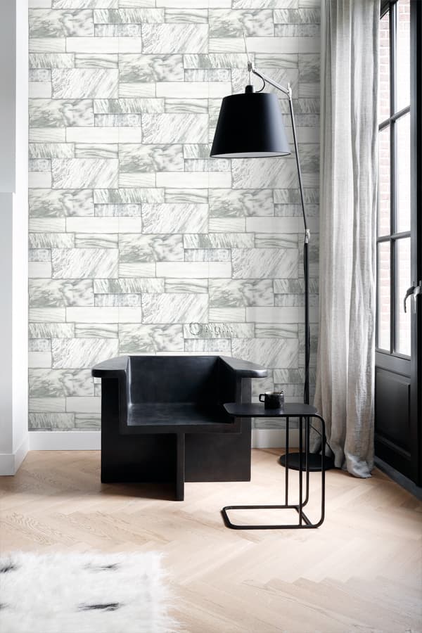 Origin Wallcoverings tapet marmorsten off-hvidt 53 cm x 10,05 m