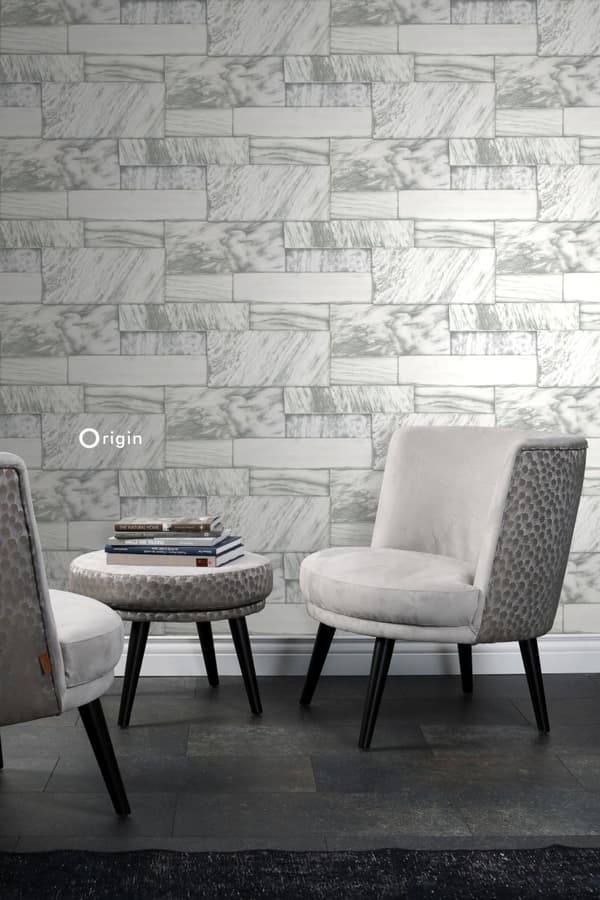 Origin Wallcoverings tapet marmorsten off-hvidt 53 cm x 10,05 m