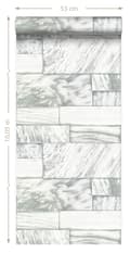 Miniatyrbillede 8 af 8: Origin Wallcoverings tapet marmorsten off-hvidt 53 cm x 10,05 m