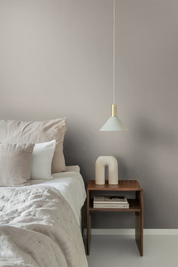 ESTAhome tapet ensfarvet mat med linnedstruktur mulvarpegråt 53 cm x 10,05 m