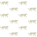 Miniatyrbild 7 av 7: Origin Wallcoverings tapet pantrar vitt och guld 0,53 x 10,05 m