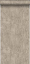 Miniatyrbild 1 av 9: ESTAhome tapet enfärgad med målningseffekt beige brun - 127639 - 53 cm x 10,05 m