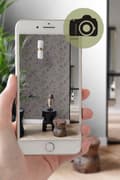 Miniatyrbild 7 av 8: Origin Wallcoverings tapet magnolia mullvadsgrått och aubergine 53 cm x 10,05 m