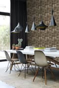 Miniatyrbillede 5 af 8: Origin Wallcoverings tapet dyreskindsmønster mørkebrunt 53 cm x 10,05 m