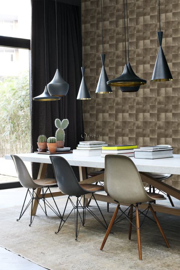 Origin Wallcoverings tapet dyreskindsmønster mørkebrunt 53 cm x 10,05 m