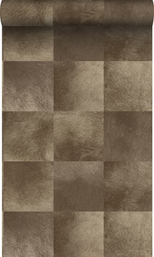 Origin Wallcoverings tapet dyreskindsmønster mørkebrunt 53 cm x 10,05 m